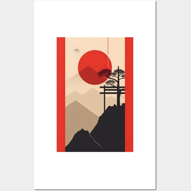 Japanese Inspired Design Wall Art by tommytyrer